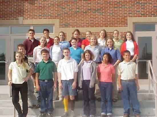WCHS Physical Science Classs1 2001